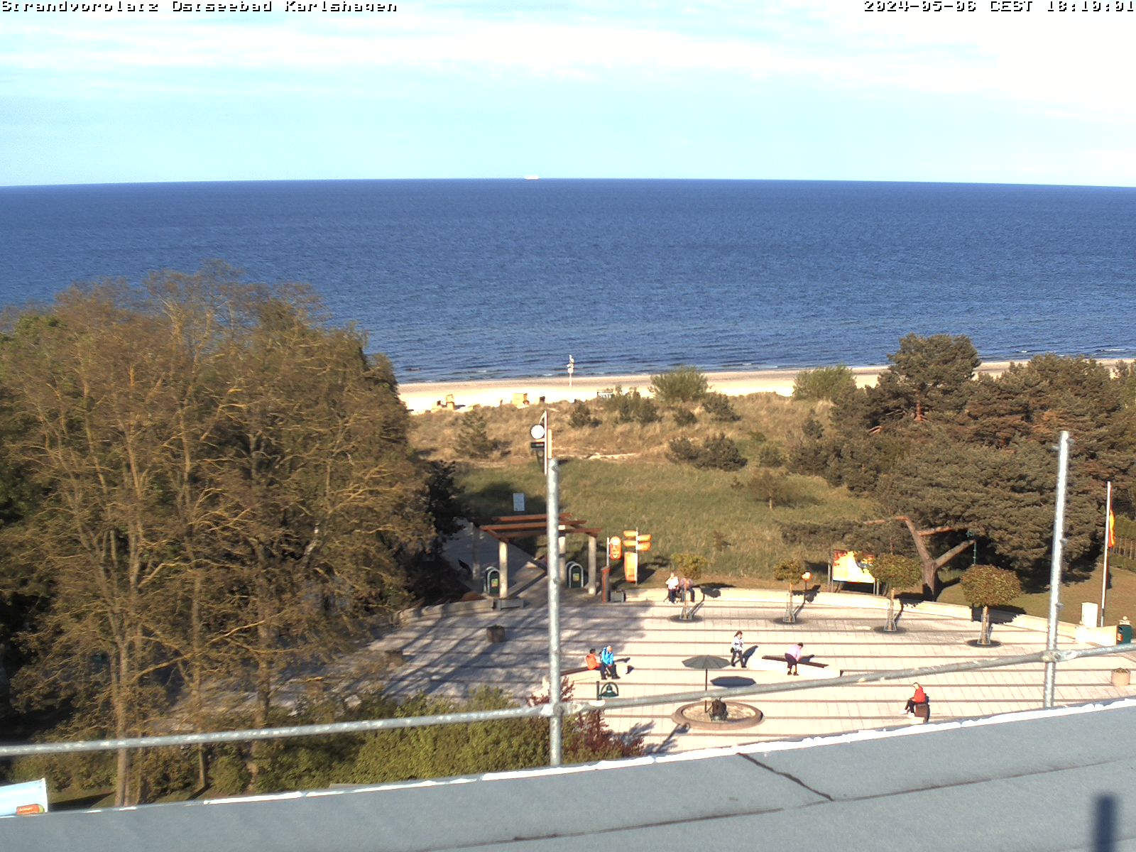 Blick auf den Strandvorplatz in Karlshagen